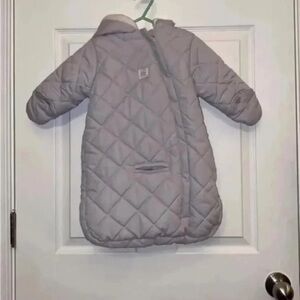 Carter’s Baby Girls’ Snowsuit, One Size, Gray – 100% Polyester
Cuddly & cute